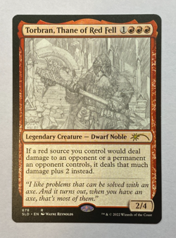 MTG - Secret Lair - Wayne Reynolds - Torbran, Thane of Red Fell (#678) - NM - Image 1