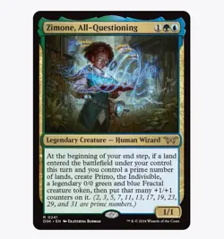 Zimone, All-Questioning - Duskmourn (DSK) - MTG Rare #241 | Regular Card - Image 1