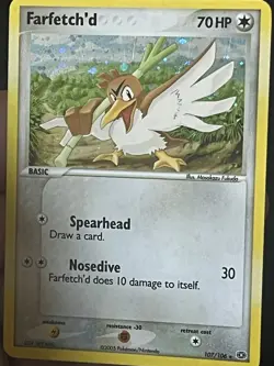 -Secret Rare- Farfetch’d 107/106 Ex Emerald Holo Lightly Played LP Pokemon TCG - Image 2
