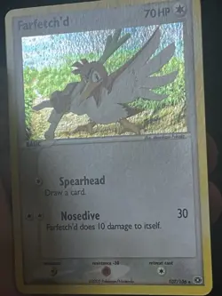 -Secret Rare- Farfetch’d 107/106 Ex Emerald Holo Lightly Played LP Pokemon TCG - Image 3