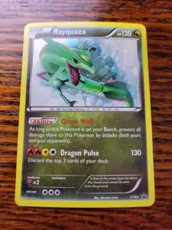 LP Rayquaza XY64 XY Holo Pokemon Card - Image 1