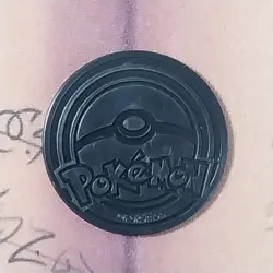 Pokemon TCG Mew Flip Coin Pink Rainbow Holo NM Regular Size - Image 2