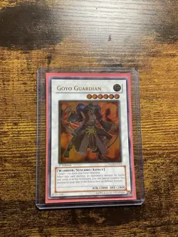 YuGiOh Goyo Guardian Ultimate Rare 1st Edition TDGS-EN042 Lightly Played - Image 1