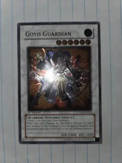 YuGiOh Goyo Guardian Ultimate Rare 1st Edition TDGS-EN042 Lightly Played - Image 2