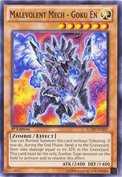 Yugioh! MP Malevolent Mech - Goku En - LCJW-EN207 - Common - 1st Edition Moderat - Image 1
