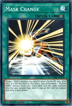 Yugioh! MP Mask Change - LEHD-ENA21 - Common - 1st Edition Moderately Played, En - Image 1