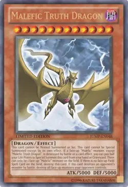 Yugioh! MP Malefic Truth Dragon - JUMP-EN048 - Ultra Rare - Limited Edition Mode - Image 1