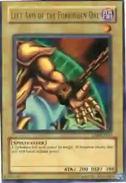 Yugioh! MP Left Arm of the Forbidden One - LOB-EN123 - Ultra Rare - Unlimited 25 - Image 1