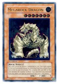 Yugioh! MP Megarock Dragon - TLM-EN015 - Ultimate Rare - 1st Edition Moderately - Image 1