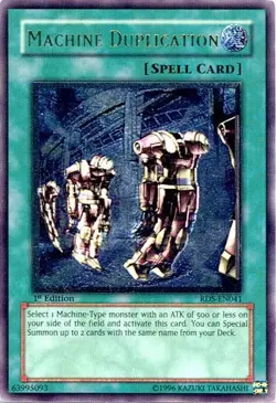 Yugioh! MP Machine Duplication - RDS-EN041 - Ultimate Rare - 1st Edition Moderat - Image 1
