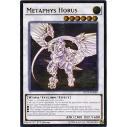 Yugioh! MP Metaphys Horus - SECE-EN049 - Ultimate Rare - 1st Edition Moderately - Image 1
