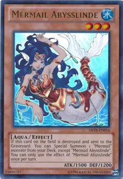 Yugioh! MP Mermail Abysslinde - ABYR-EN014 - Ultra Rare - Unlimited Edition Mode - Image 1