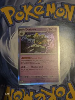 Pokemon TCG Dusknoir (Prismatic Evolutions 037/131) Rare Holo CCG Card NM - Image 1