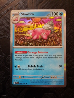 POKEMON CARD SLOWBRO 043/198 RARE HOLO comes with 4 random cards - Image 1