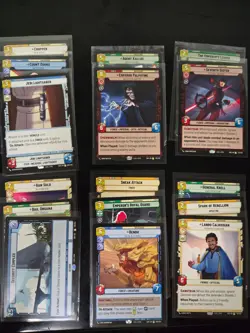 Star Wars Unlimited Spark of Rebellion SOR RARES, 18 Card Lot NM/M - Image 1