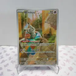 Mimikyu SVP 075 Black Star Promo Illustration Rare Pokemon Card TCG - Image 1