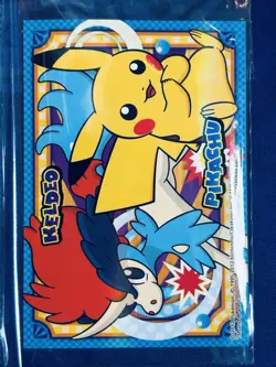 Keldeo 162/BW-P Promo Pokemon Card w/ Pikachu Sticker Japanese BW - Image 4