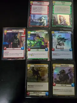 Star Wars Unlimited Spark of Rebellion SOR FOILS & Hyperspace, 11 Card Lot NM/M - Image 2