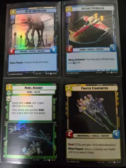 Star Wars Unlimited Spark of Rebellion SOR FOILS & Hyperspace, 11 Card Lot NM/M - Image 3