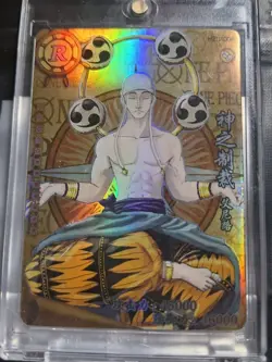 Pirates Anime One Piece Eneru Lightning Human R Gem Mint CCG Trading Card RARE - Image 1