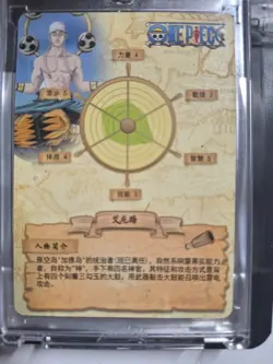 Pirates Anime One Piece Eneru Lightning Human R Gem Mint CCG Trading Card RARE - Image 2
