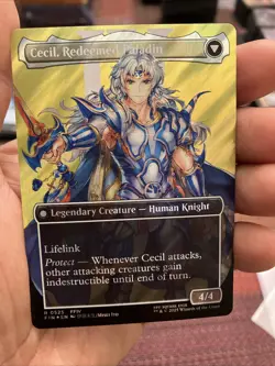 Cecil Dark Knight Borderless Surge Foil Final Fantasy Magic the Gathering Card - Image 5