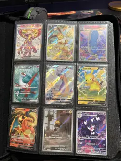 Pokemon Trading Card Game Binder With Over 200 Cards - Image 1