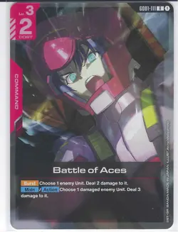 Gundam Card Game - Battle of Aces GD01-111 R Set of 4 - Near Mint/Mint - Image 1