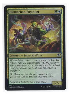 Biomechan Engineer | FOIL | NM | MTG | 0213 | U | EOE - Edge of Eternities - Image 1