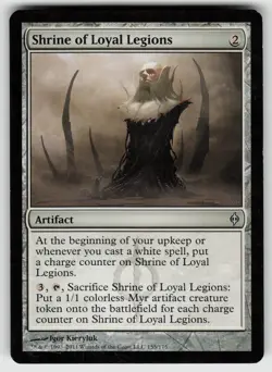 Shrine of Loyal Legions U New Phyrexia 155 MTG - Image 1