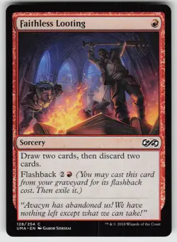 Faithless Looting C Ultimate Masters 128 MTG - Image 1