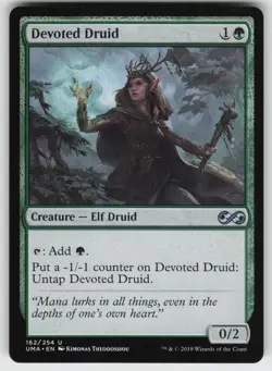 Devoted Druid U Ultimate Masters 162 MTG - Image 1