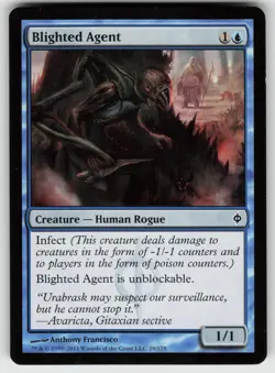 Blighted Agent C New Phyrexia 29 MTG - Image 1