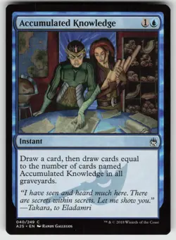 Accumulated Knowledge C Masters 25 40 MTG - Image 1