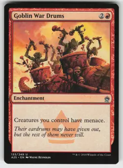 Goblin War Drums U Masters 25 133 MTG - Image 1