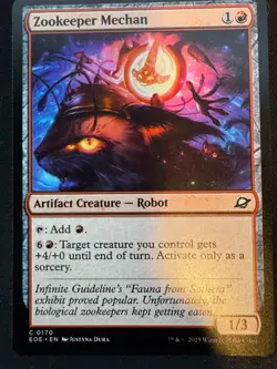 x4 Zookeeper Mechan - C 0170 -EOE NM MTG (NONFOIL) - Image 1