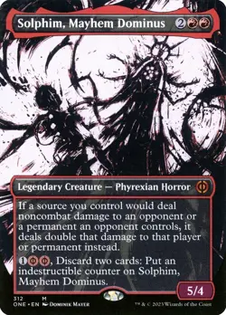 Solphim, Mayhem Dominus- Phyrexia: All Will Be One Showcase Regular MTG-NM - Image 1