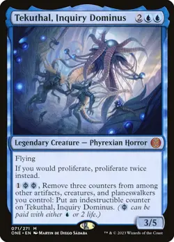 Tekuthal, Inquiry Dominus- Phyrexia: All Will Be One Foil MTG-NM - Image 1