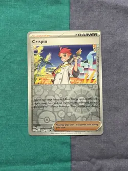Crispin SV: Prismatic Evolutions #105/131 Uncommon Reverse Holo Pokemon NM Fresh - Image 1
