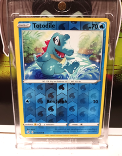 Reverse Holo Totodile 055/264 Common Fusion Strike Pokemon NM - Image 1