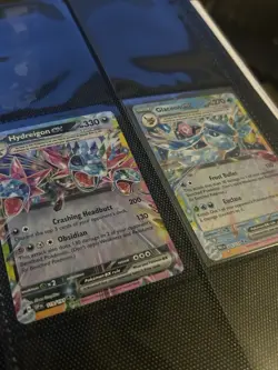 Glaceon Ex & Hydreigon Ex Pokemon TCG Cards NM Set of 2 Near Mint Condition - Image 1