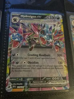 Glaceon Ex & Hydreigon Ex Pokemon TCG Cards NM Set of 2 Near Mint Condition - Image 2