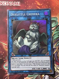 YUGIOH TCG DUELITTLE CHIMERA MP19-EN270 SUPER 1ST EDITION NM - Image 1
