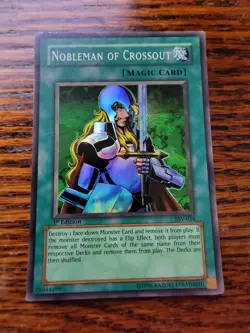 1st Edition Nobleman of Crossout MP* Pharaoh's Servant Super Rare PSV-034 Yugioh - Image 1
