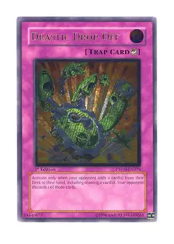 Yugioh! MP Drastic Drop Off - PTDN-EN074 - Ultimate Rare - 1st Edition Moderatel - Image 1