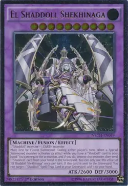 Yugioh! MP El Shaddoll Shekhinaga - NECH-EN049 - Ultimate Rare - 1st Edition Mod - Image 1
