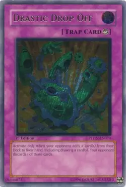 Yugioh! MP Drastic Drop Off - PTDN-EN074 - Ultimate Rare - Unlimited Edition Mod - Image 1
