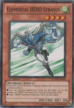 Yugioh! MP Elemental HERO Stratos - RYMP-EN008 - Common - 1st Edition Moderately - Image 1