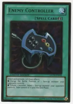 Yugioh! MP Enemy Controller - GLD3-EN043 - Gold Rare - Limited Edition Moderatel - Image 1