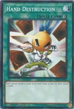 Yugioh! MP Hand Destruction - SR06-EN025 - Common - 1st Edition Moderately Playe - Image 1
